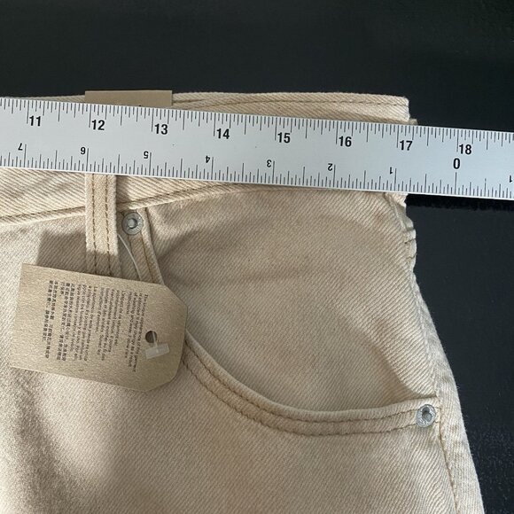 Levi’s Cinch Barrel Jeans Women's 32x31 Baggy High Rise Cloudy Travertine Tan - Picture 14 of 16